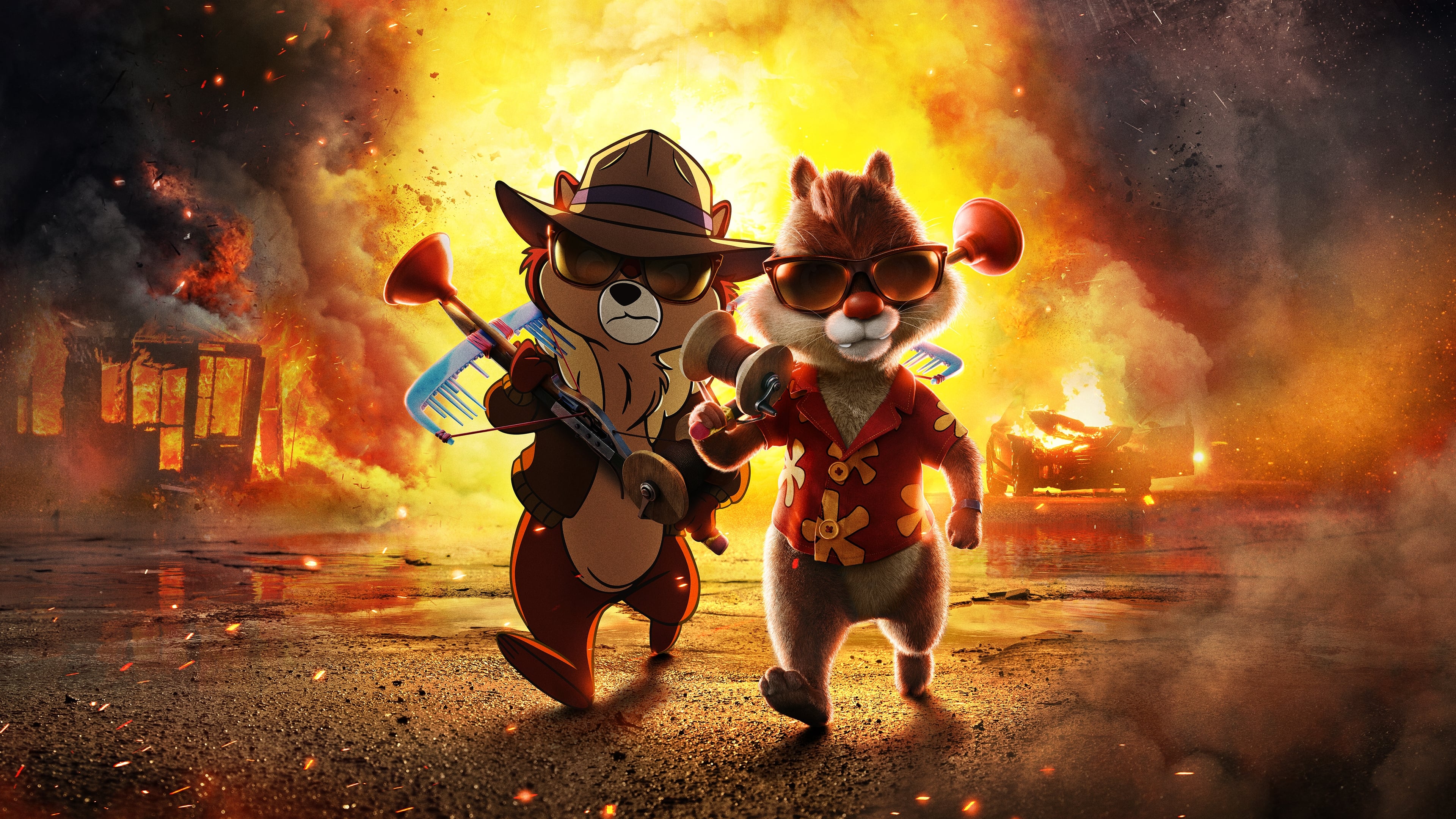 دانلود فیلم چیپ و دیل: تکاوران نجات Chip 'n Dale Rescue Rangers 2022