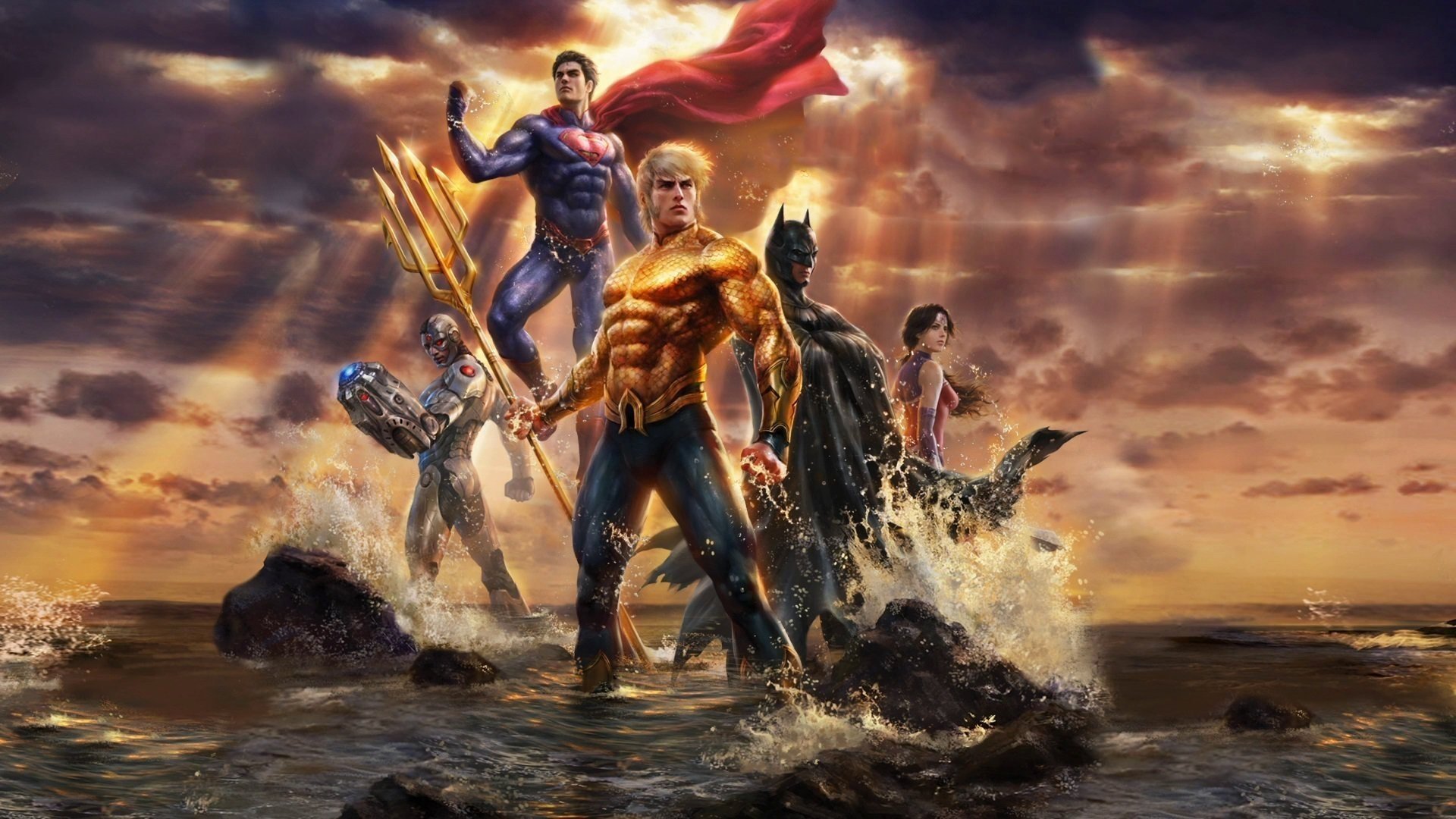 دانلود فیلم گروه عدالت: نبرد آتلانتیس Justice League: Throne of Atlantis 2015